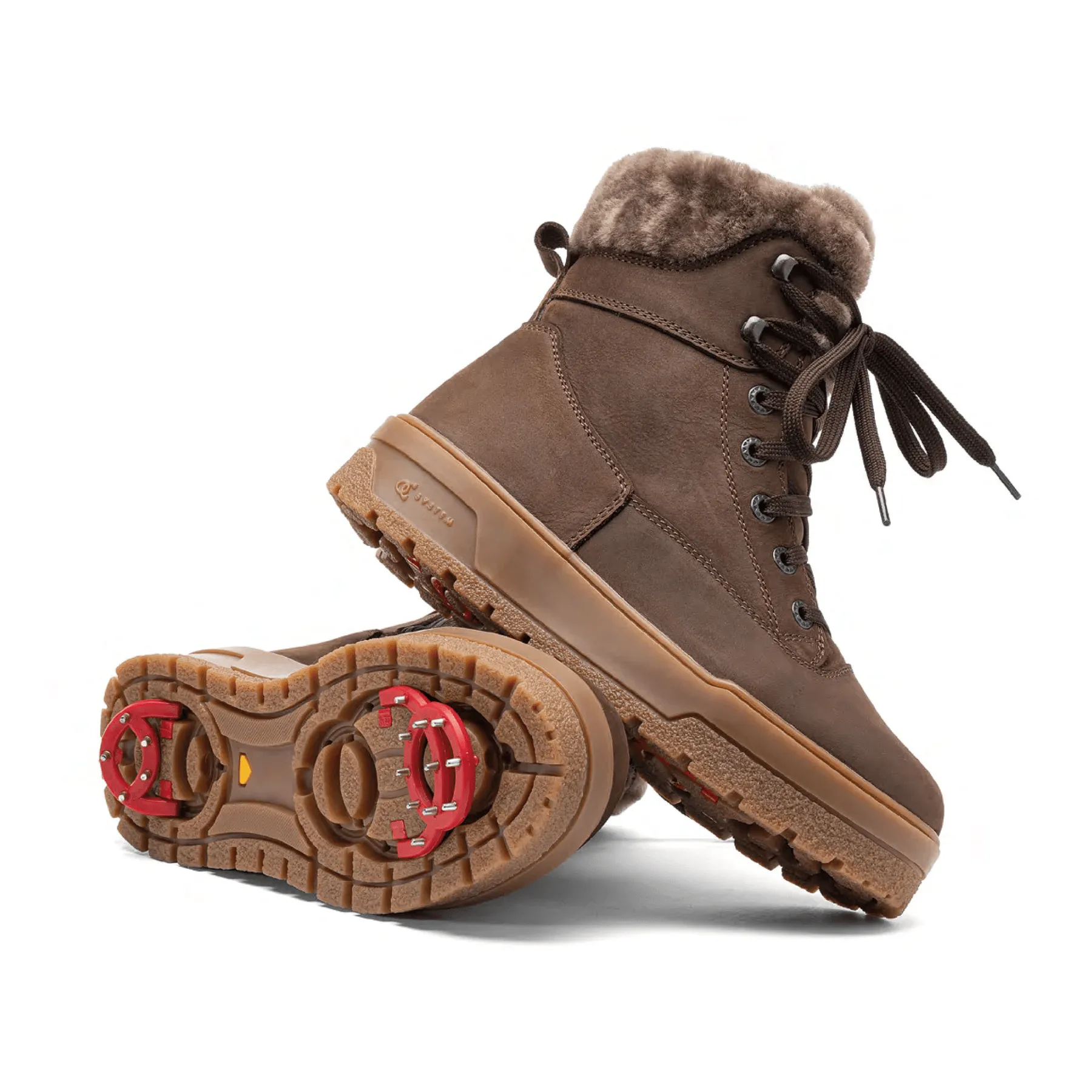 Olang Musa Tex OC Ice Grip Coffee Winter Snow Boot