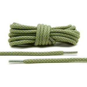 Olive 3M Reflective Rope Laces
