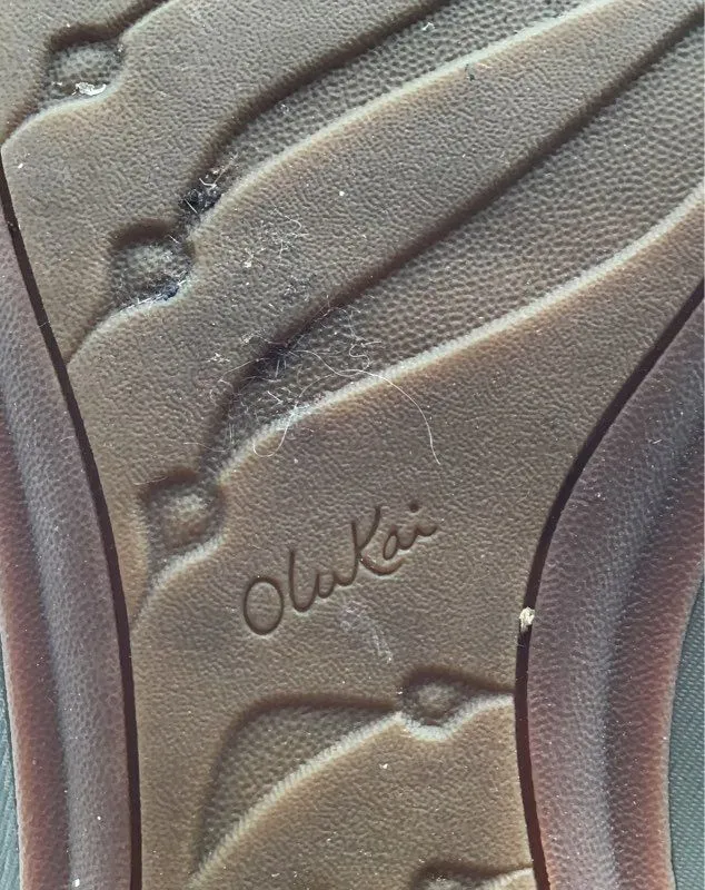 Olukai Women's Brown Casual Slip-On Thong Sandals - Size 7