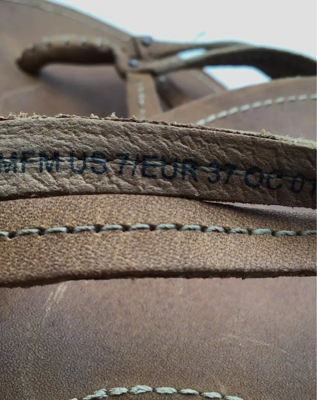 Olukai Women's Brown Casual Slip-On Thong Sandals - Size 7
