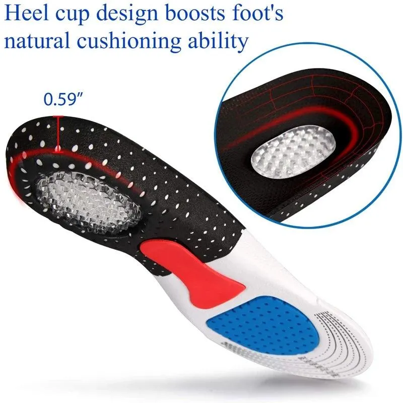Orthopädische Einlegesohlen für Männer und Frauen, Memory Foam-Kissen