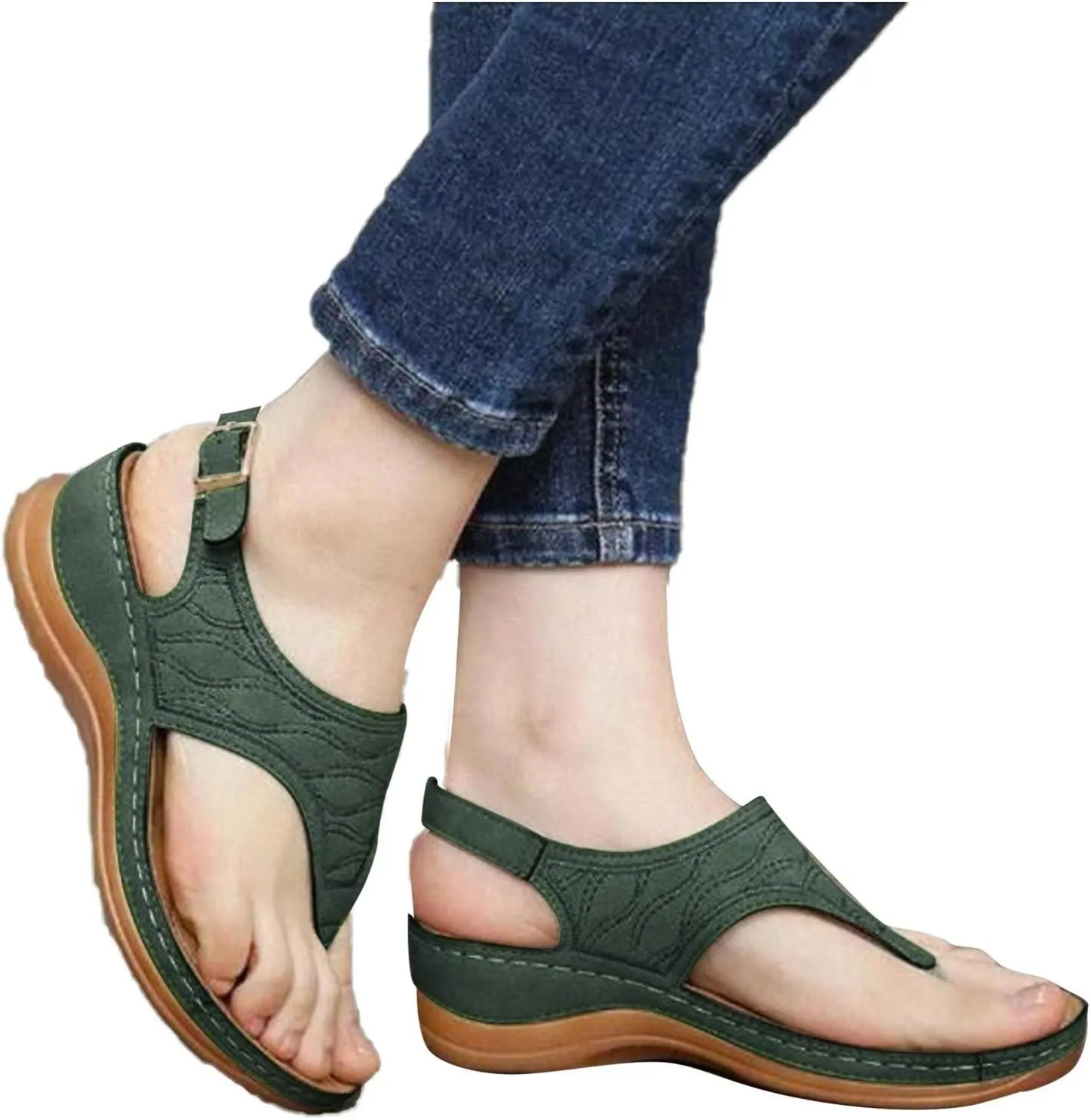 Orthopedic Slipper with Back Strap Orthotic Womens Athletic Sandals Sandals with Straps Orthopedic Womens Elastic Strap Flat Sandals Casual Summer Orthopedic Medical Sandals for Women