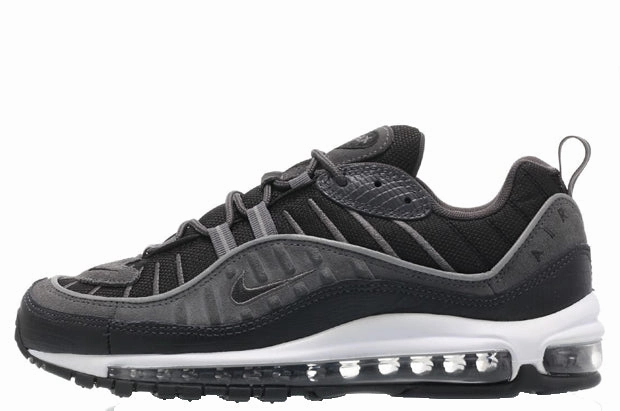Nike Air Max 98 SE Anthracite/Black Stability Heel Non Slip Outsole