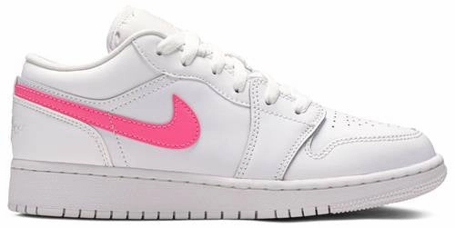 Air Jordan 1 Low (GS) "White Neon" Mid Foot