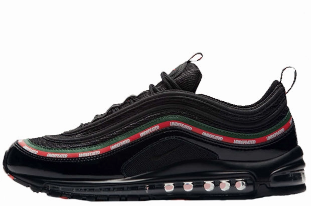 Nike Air Max 97 x Undefeated 'Black/Gorge-Green' Flexible Midsole Design