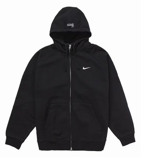 Secure Anti Slip Tread Supreme Nike Zip Up Hooded Sweatshirt Black