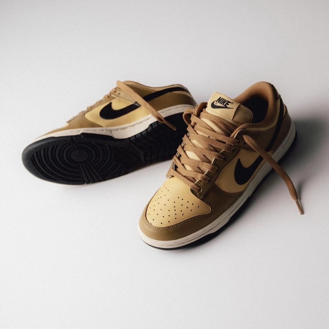 Nike Dunk Low ??Dark Driftwood?? Autumn running style