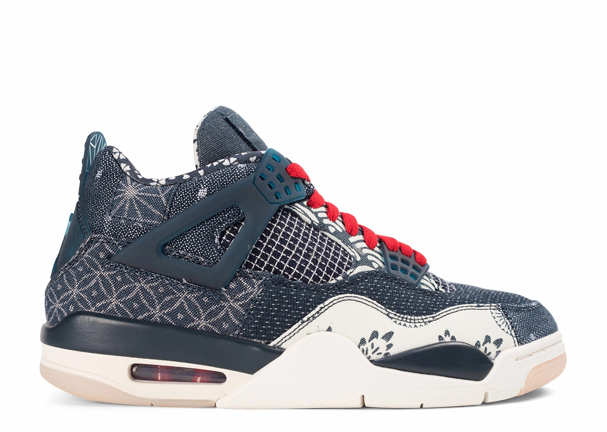 Air Jordan 4 Retro SE "Sashiko" (2020) maximalist - feature shoes shock - absorbing sole