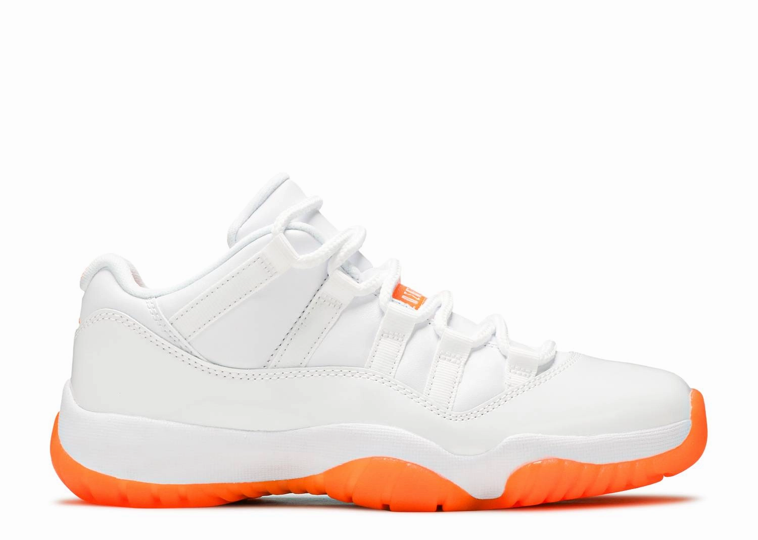 Wmns Air Jordan 11 Retro Low "Bright Citrus" (Myrtle Beach Location) long - distance runner's shoe selection outdoor adventurer shoes