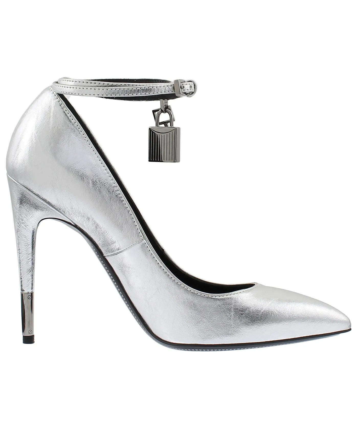 Padlock Charm Leather Pumps