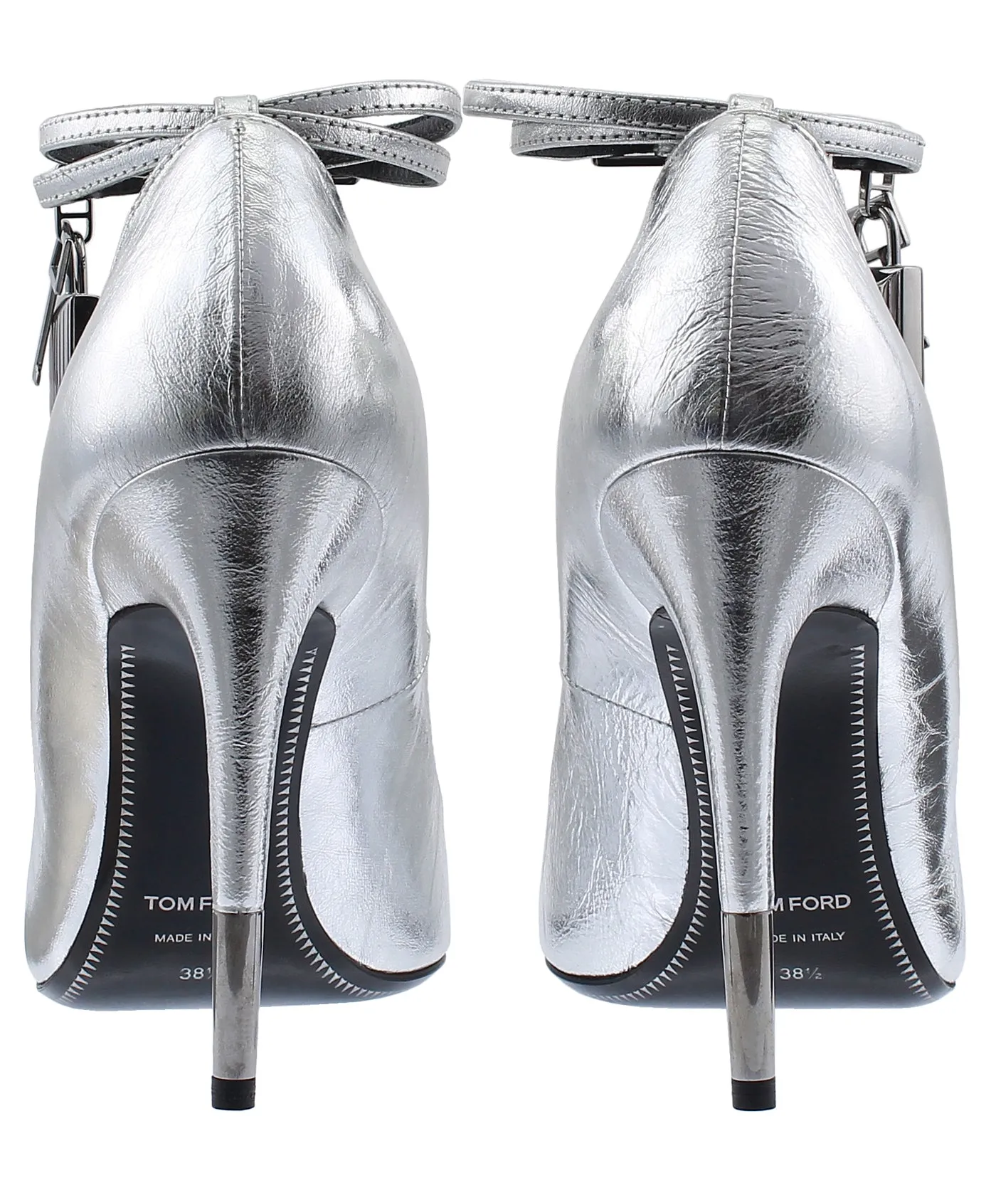 Padlock Charm Leather Pumps