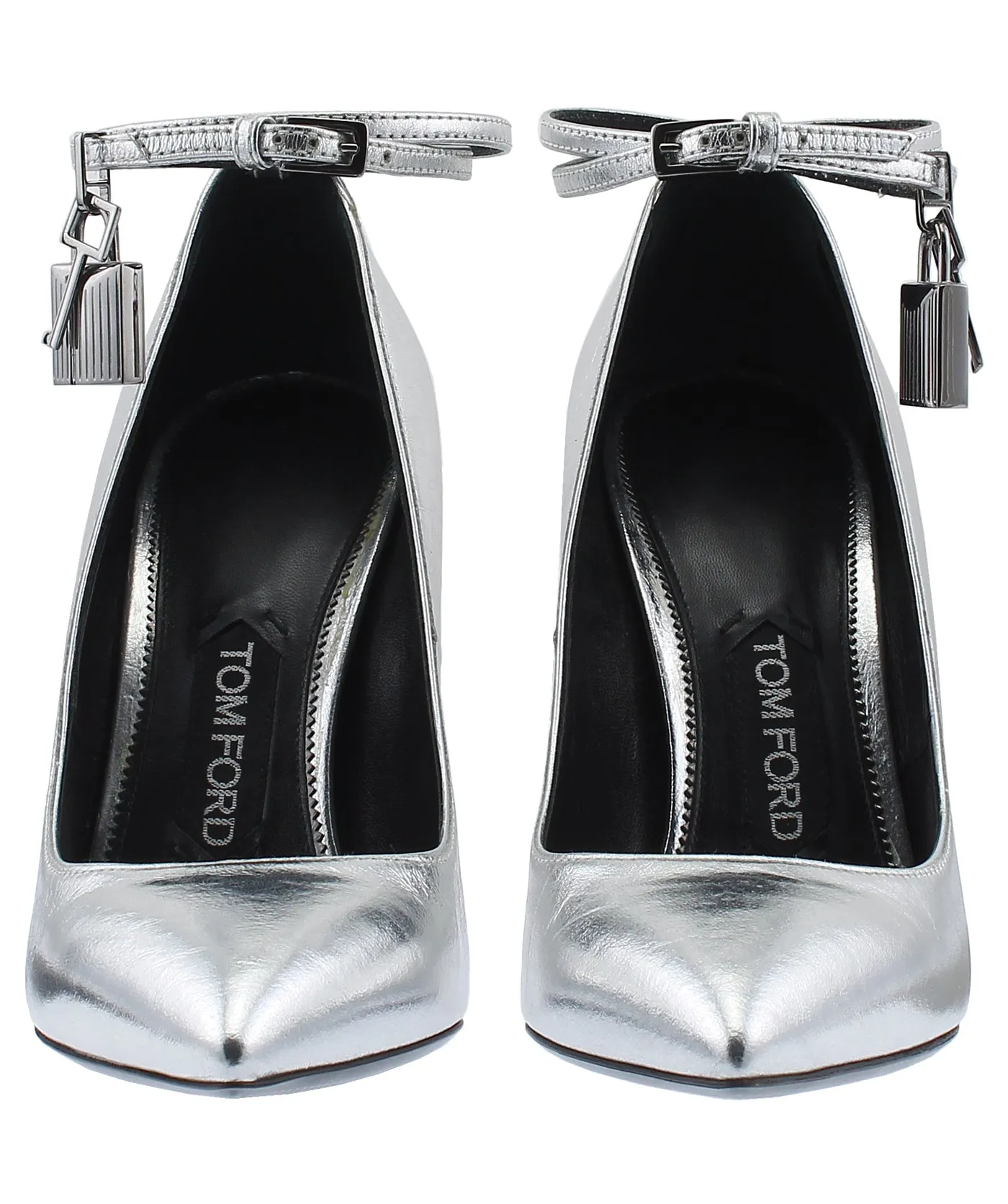 Padlock Charm Leather Pumps
