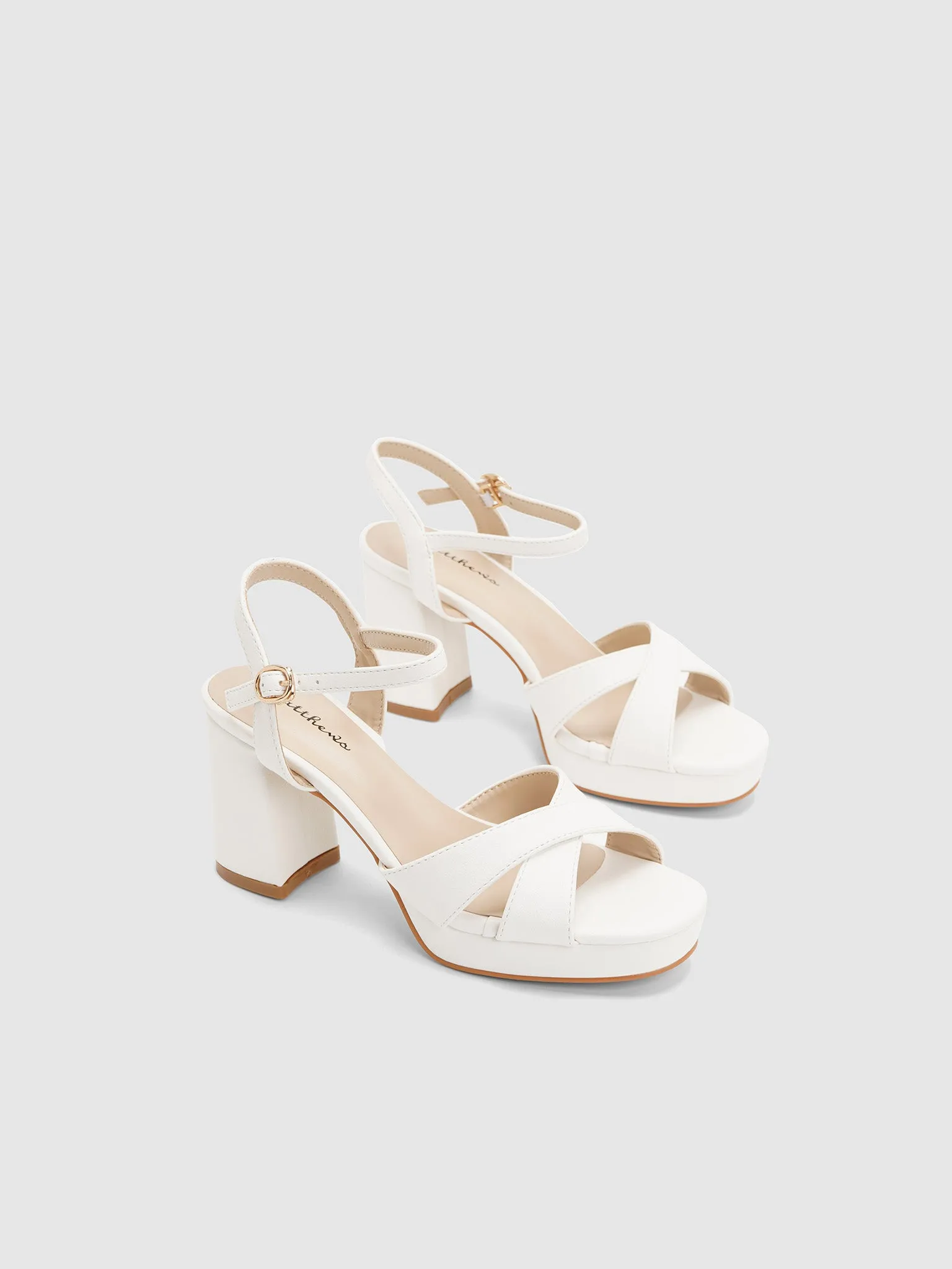 Pat Heel Sandals