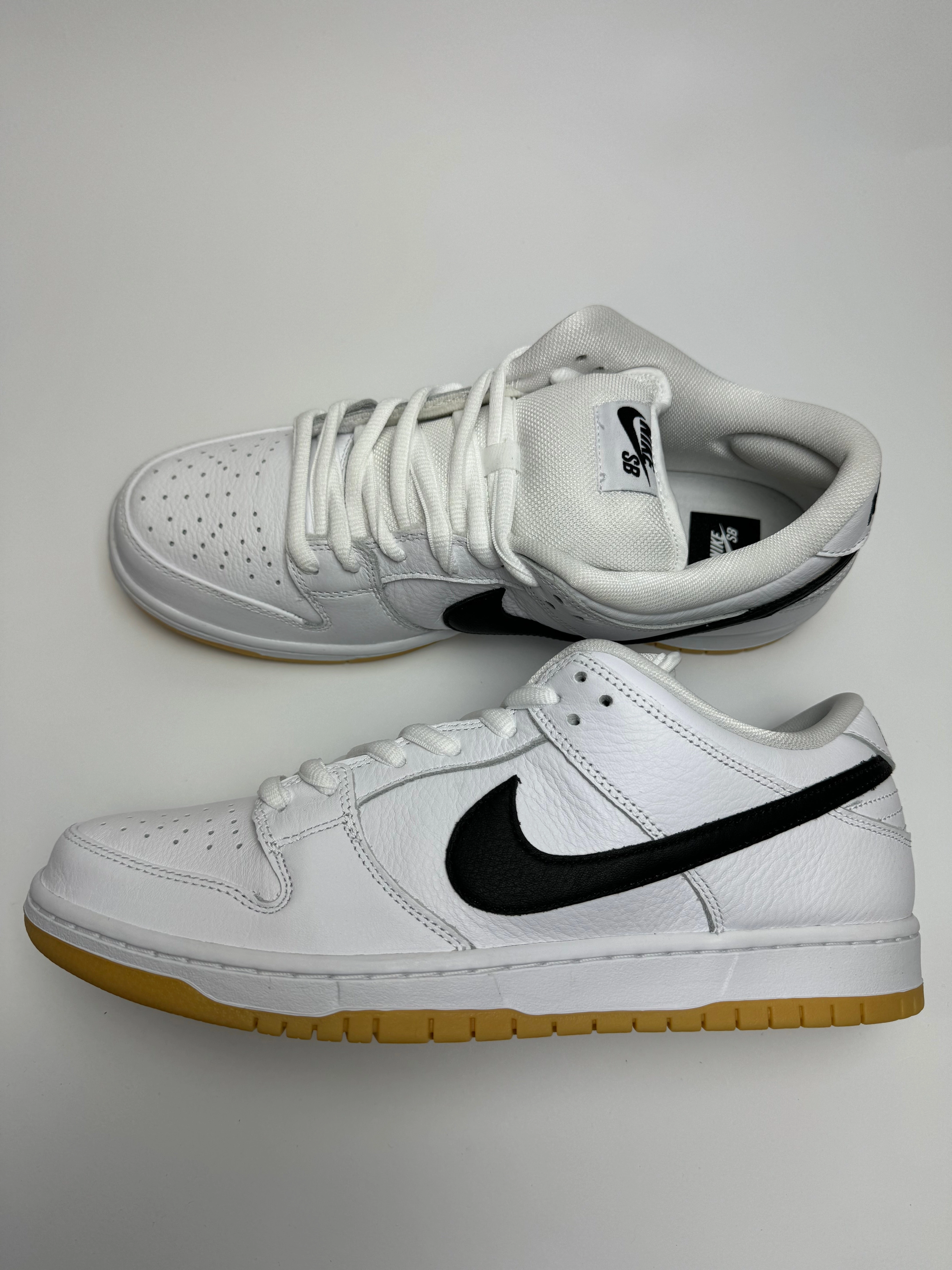 Nike SB Dunk Low "White Gum" Customizable Option