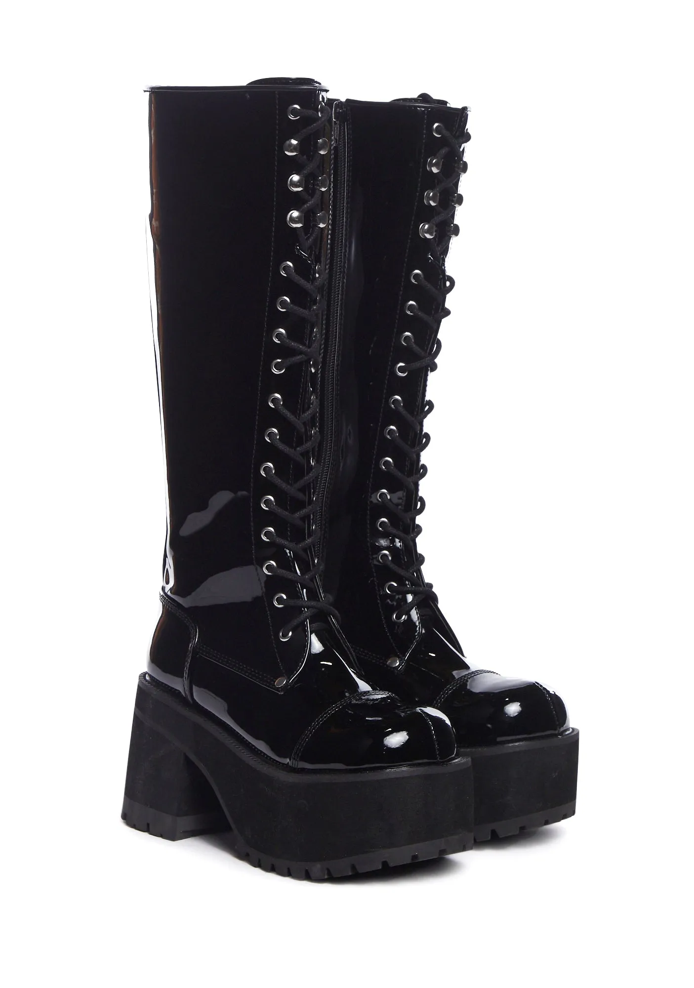 Patent Ranger-302 Knee High Boots