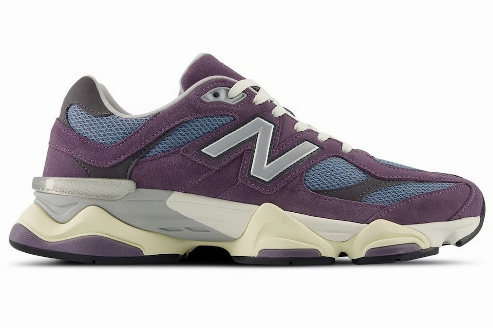 New Balance 9060 Shadow Purple Anatomical Footbed Shape Smooth Internal Seams