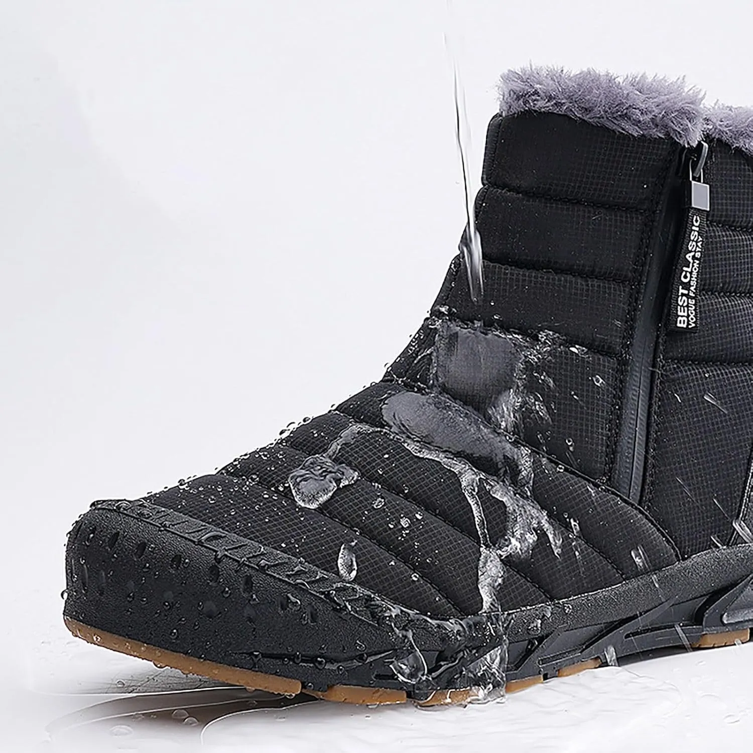 peqiut Womens Snow Boots Winter Snow Shoes Non Slip Leisure Ankle Boots Walking Sports Booties with Arch Support Comfort