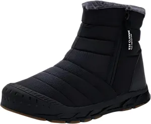 peqiut Womens Snow Boots Winter Snow Shoes Non Slip Leisure Ankle Boots Walking Sports Booties with Arch Support Comfort