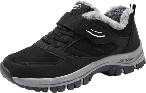peqiut Womens Snow Boots Winter Snow Shoes Solid Color Lace Up Winter Ankle Boots Ladies Lightweight Outdoor Booties Comfort