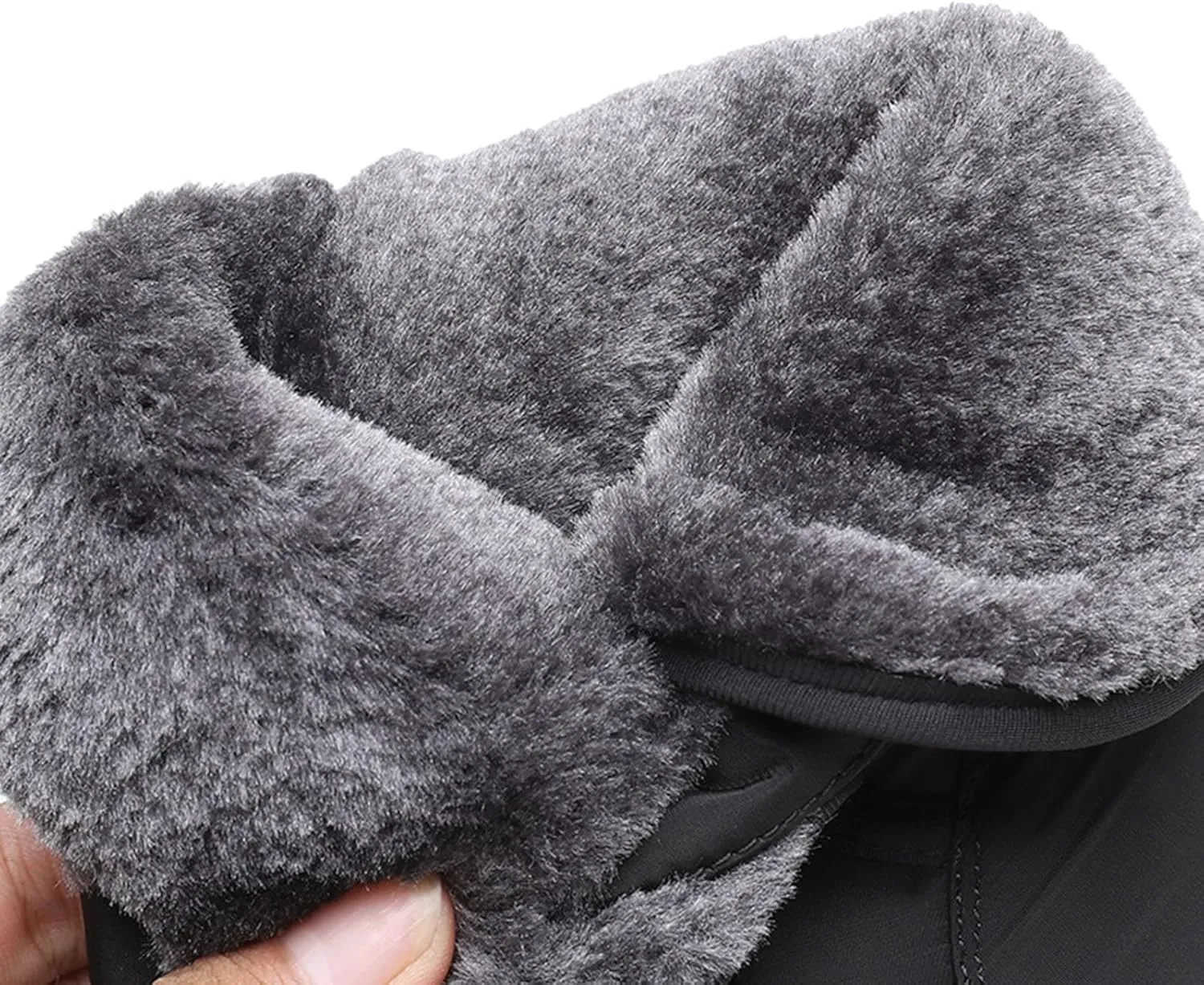 peqiut Womens Snow Boots Winter Snow Shoes Velvet Flat Fashion Winter Ankle Boots Ladies Lightweight Outdoor Booties Comfort