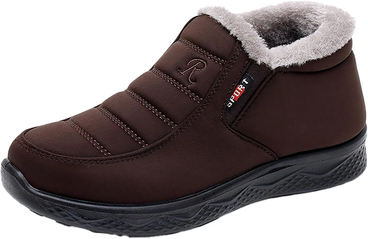 peqiut Womens Snow Boots Winter Snow Shoes Velvet Thickened Cotton Winter Ankle Boots Ladies Lightweight Booties Comfort