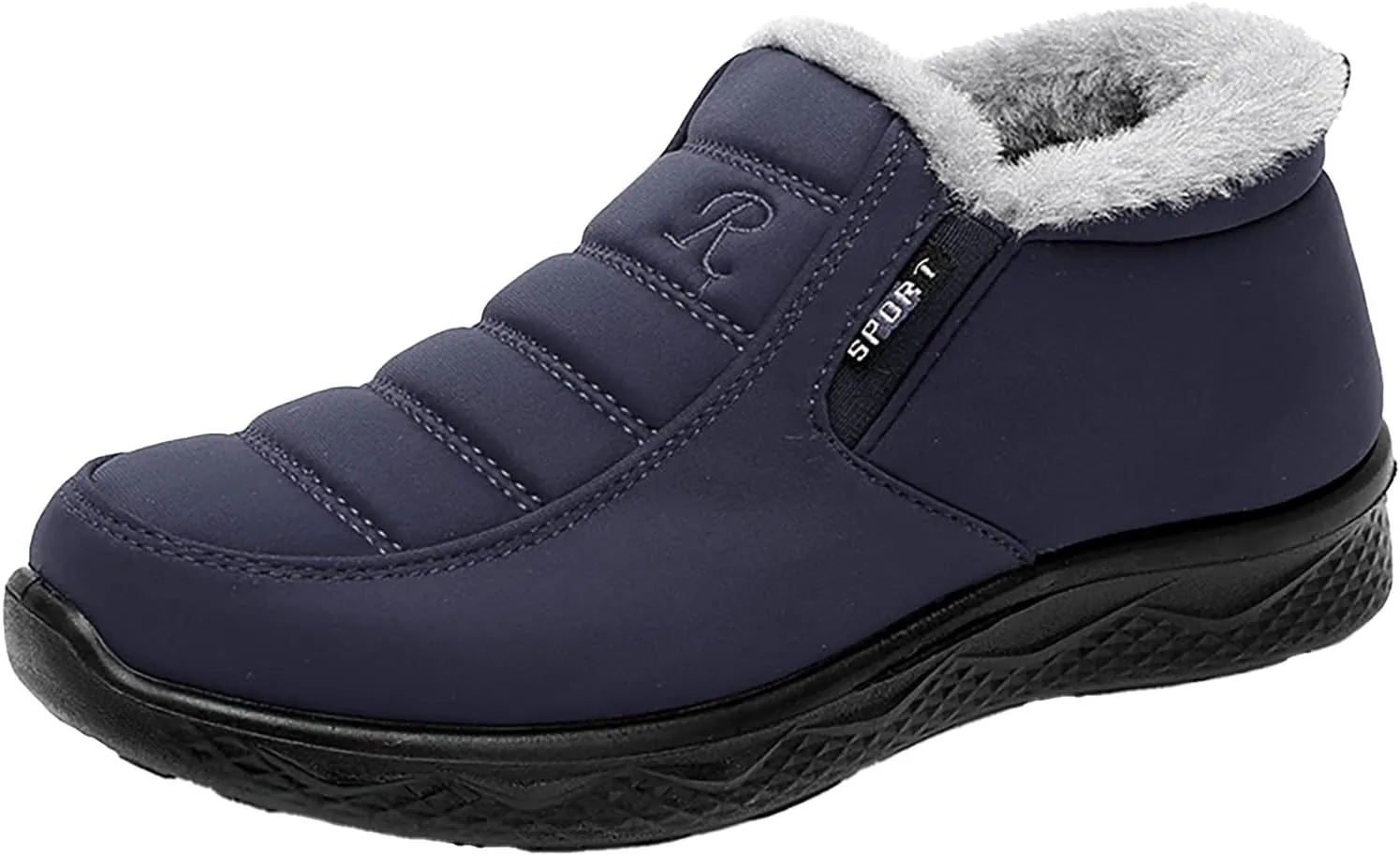 peqiut Womens Snow Boots Winter Snow Shoes Velvet Thickened Cotton Winter Ankle Boots Ladies Lightweight Booties Comfort