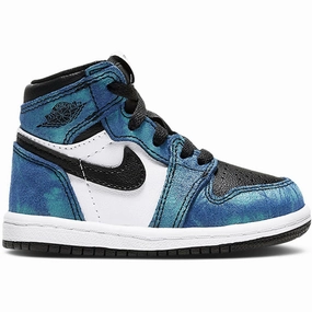 Air Jordan 1 Retro High OG "Tie Dye" (TD/Toddlers) Elastic Collar LaceUpDesign