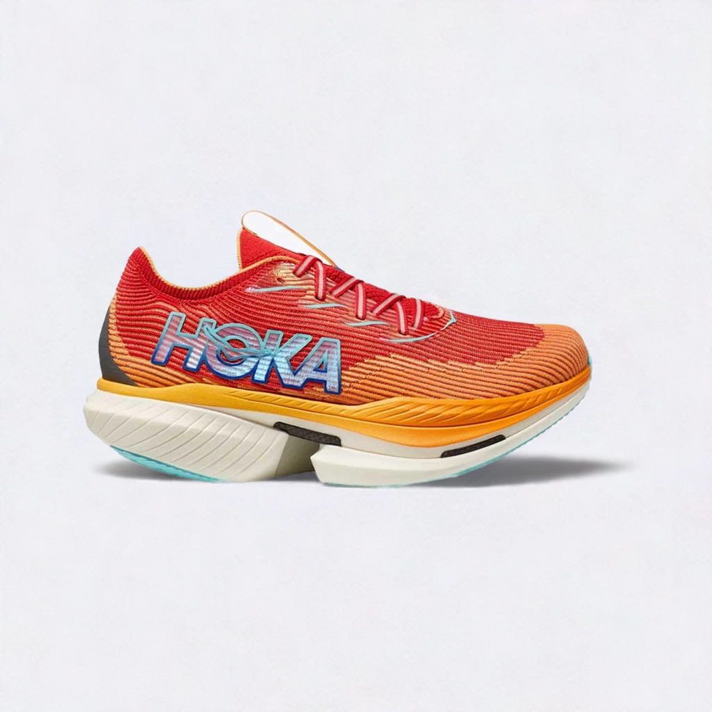 Cushioned arch Hoka Cielo X1 'Cerise Solar Flare'