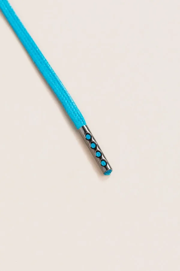 Petrol Blue | Round Waxed Shoelaces