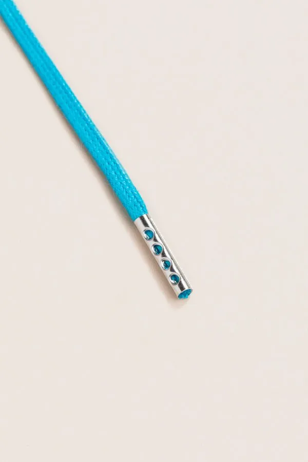Petrol Blue | Round Waxed Shoelaces