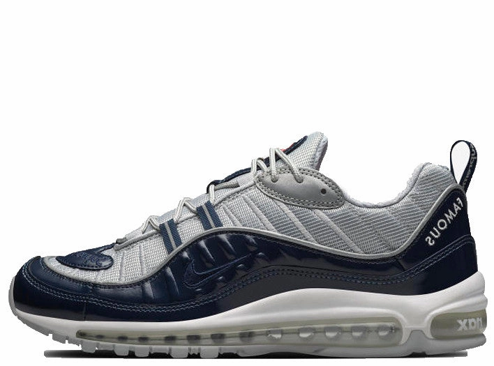 Breathable Upper Design Heel Stability Nike Air Max 98 x Supreme 'Obsidian Navy'