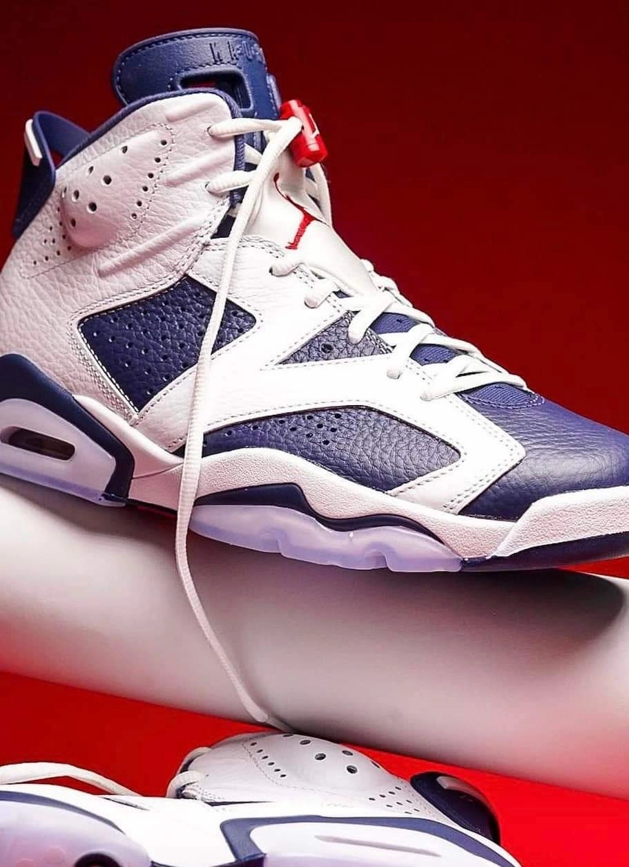 Light Motion Low Impact Cushioning Jordan 6 Retro Olympic London