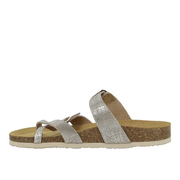 Plakton 181032 Silver Thong Sandals