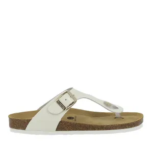 Plakton 181671 White Thong Sandals