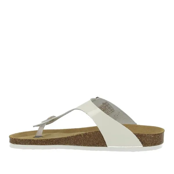 Plakton 181671 White Thong Sandals