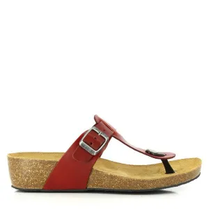 Plakton 241665 Red Thong Wedges