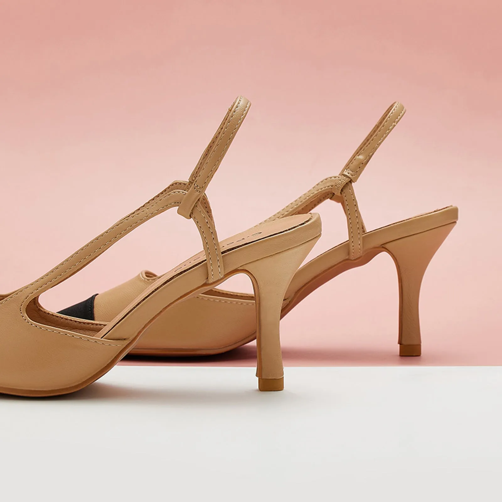 Pointed Toe Slingback Pumps (Helen)