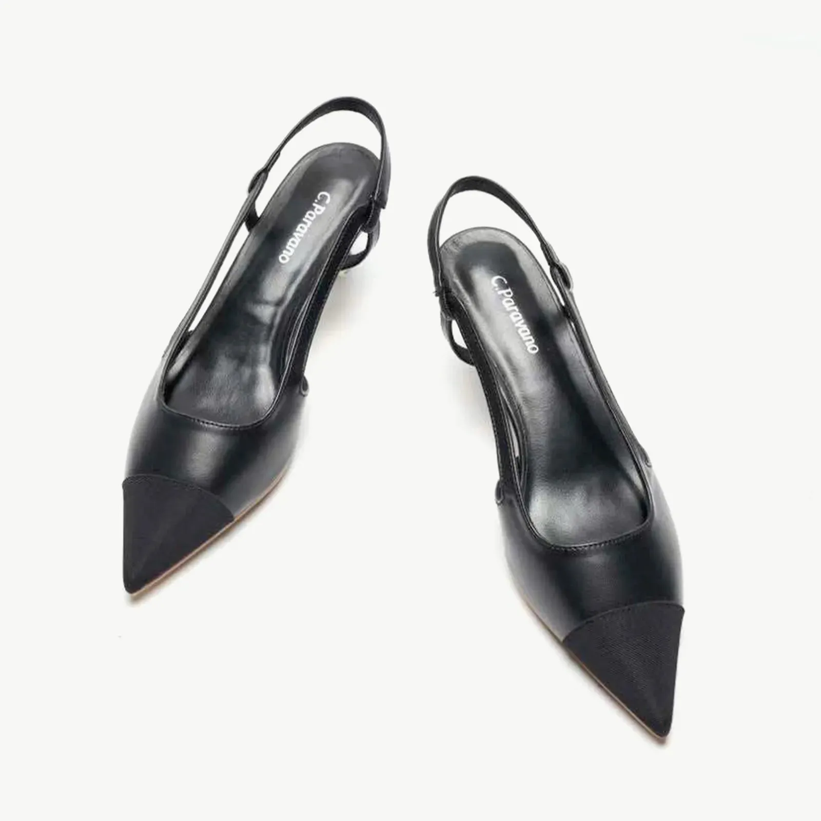 Pointed Toe Slingback Pumps (Helen)