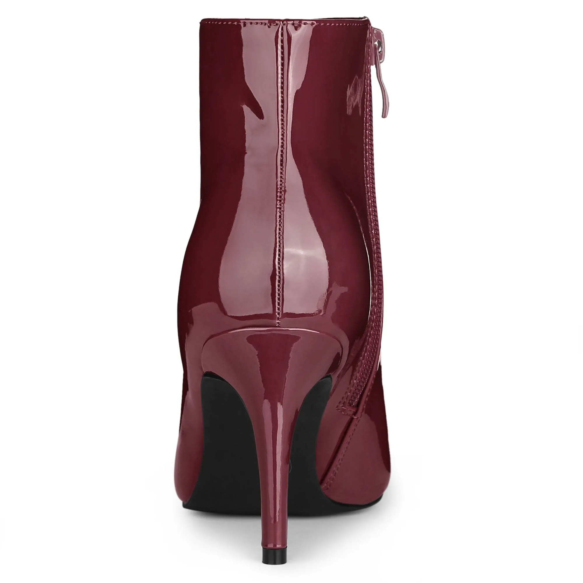Pointed Toe Stiletto Heel Ankle Heel Boots