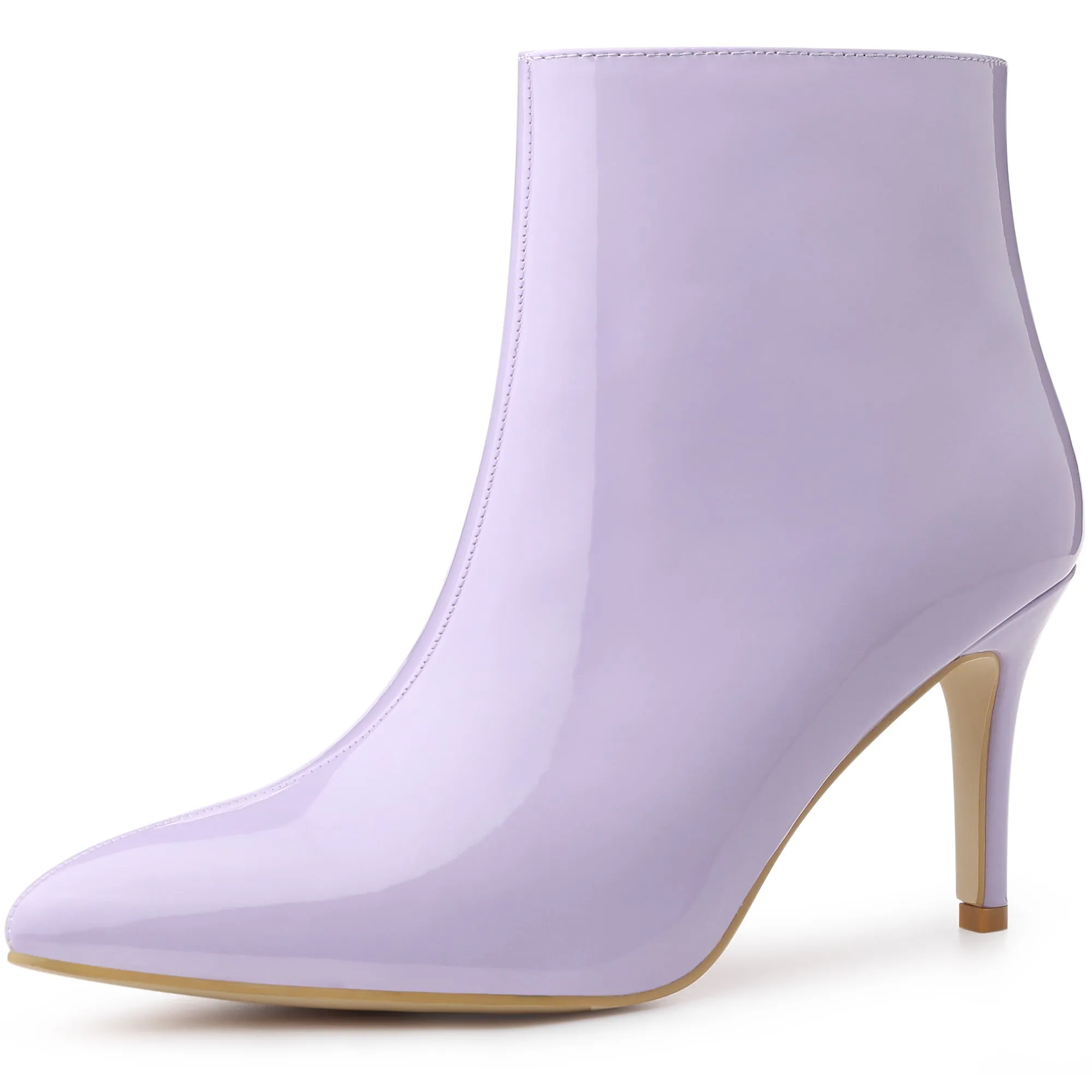 Pointed Toe Stiletto Heel Ankle Heel Boots