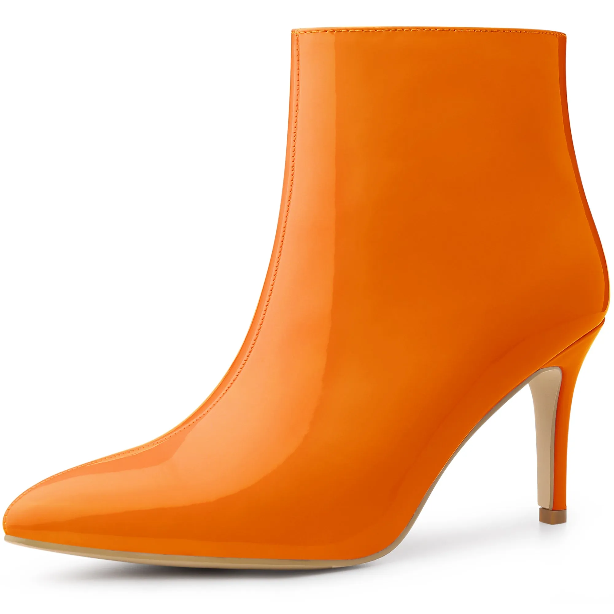 Pointed Toe Stiletto Heel Ankle Heel Boots