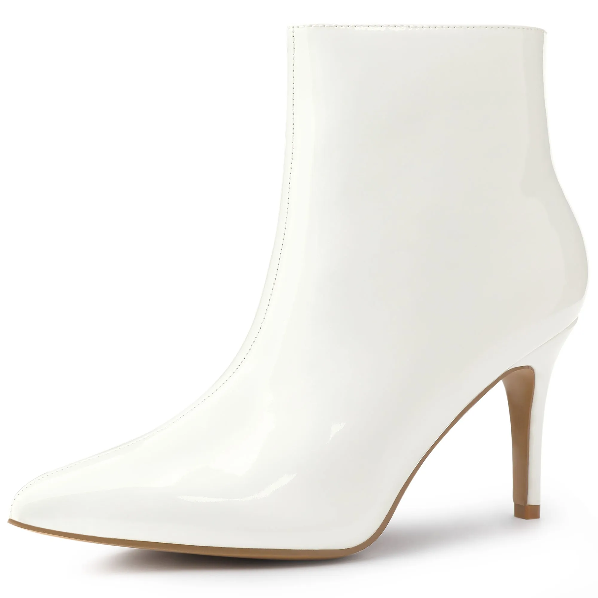 Pointed Toe Stiletto Heel Ankle Heel Boots
