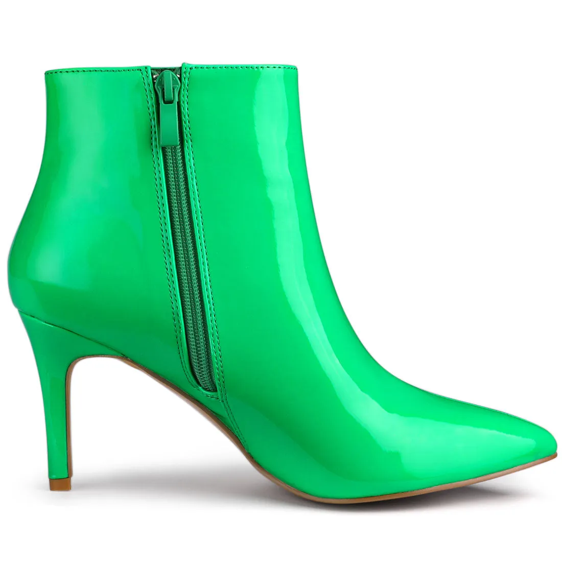 Pointed Toe Stiletto Heel Ankle Heel Boots