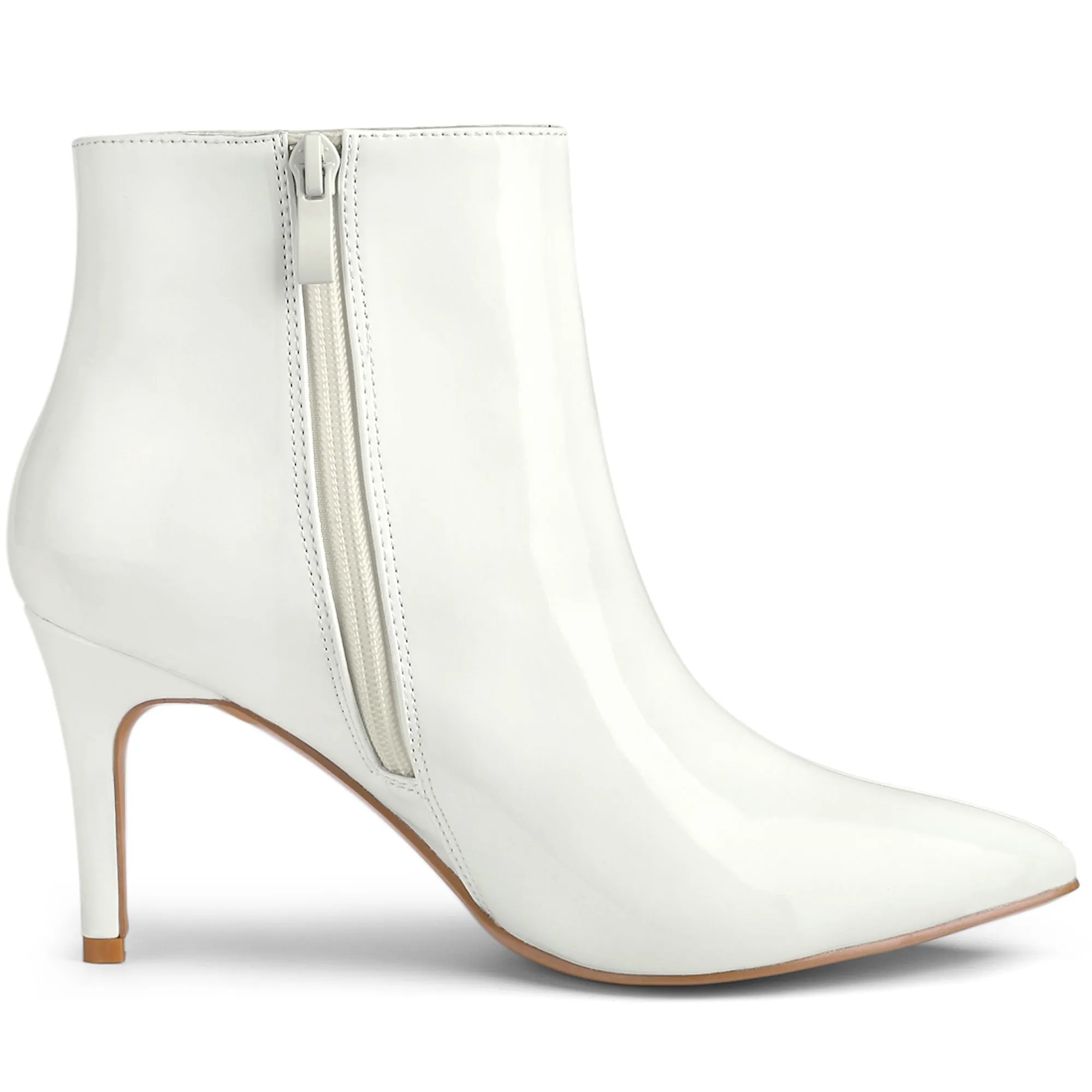 Pointed Toe Stiletto Heel Ankle Heel Boots