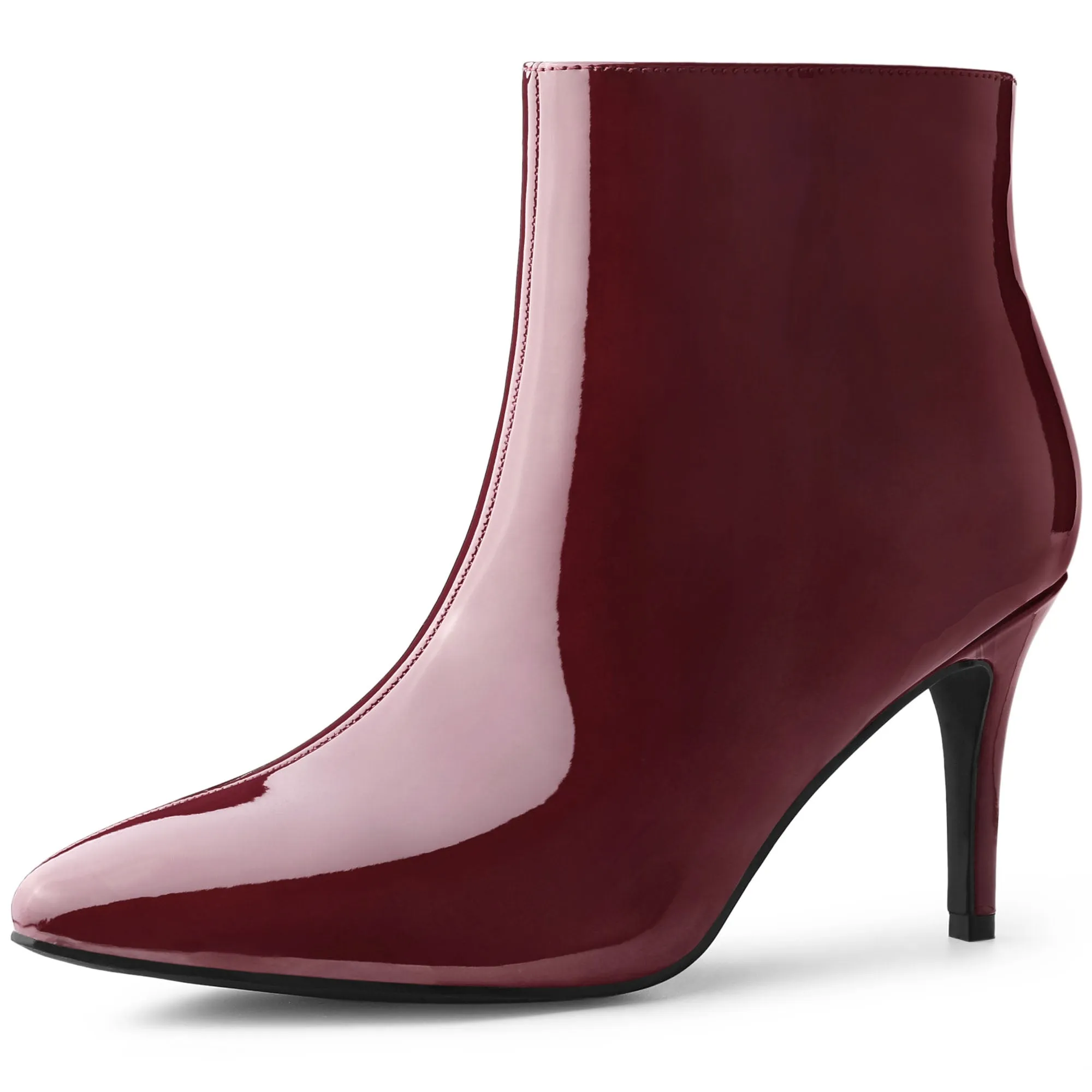 Pointed Toe Stiletto Heel Ankle Heel Boots