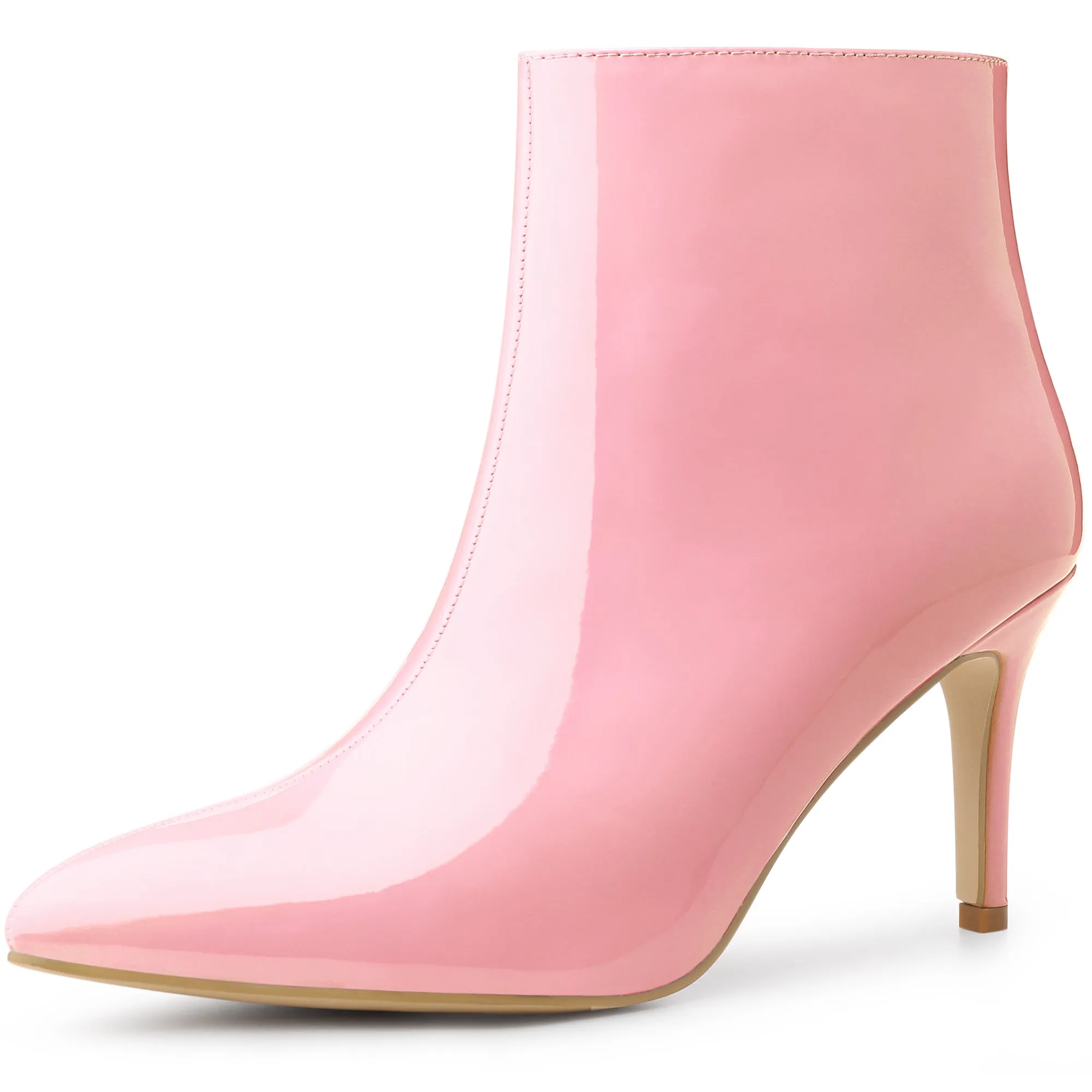Pointed Toe Stiletto Heel Ankle Heel Boots