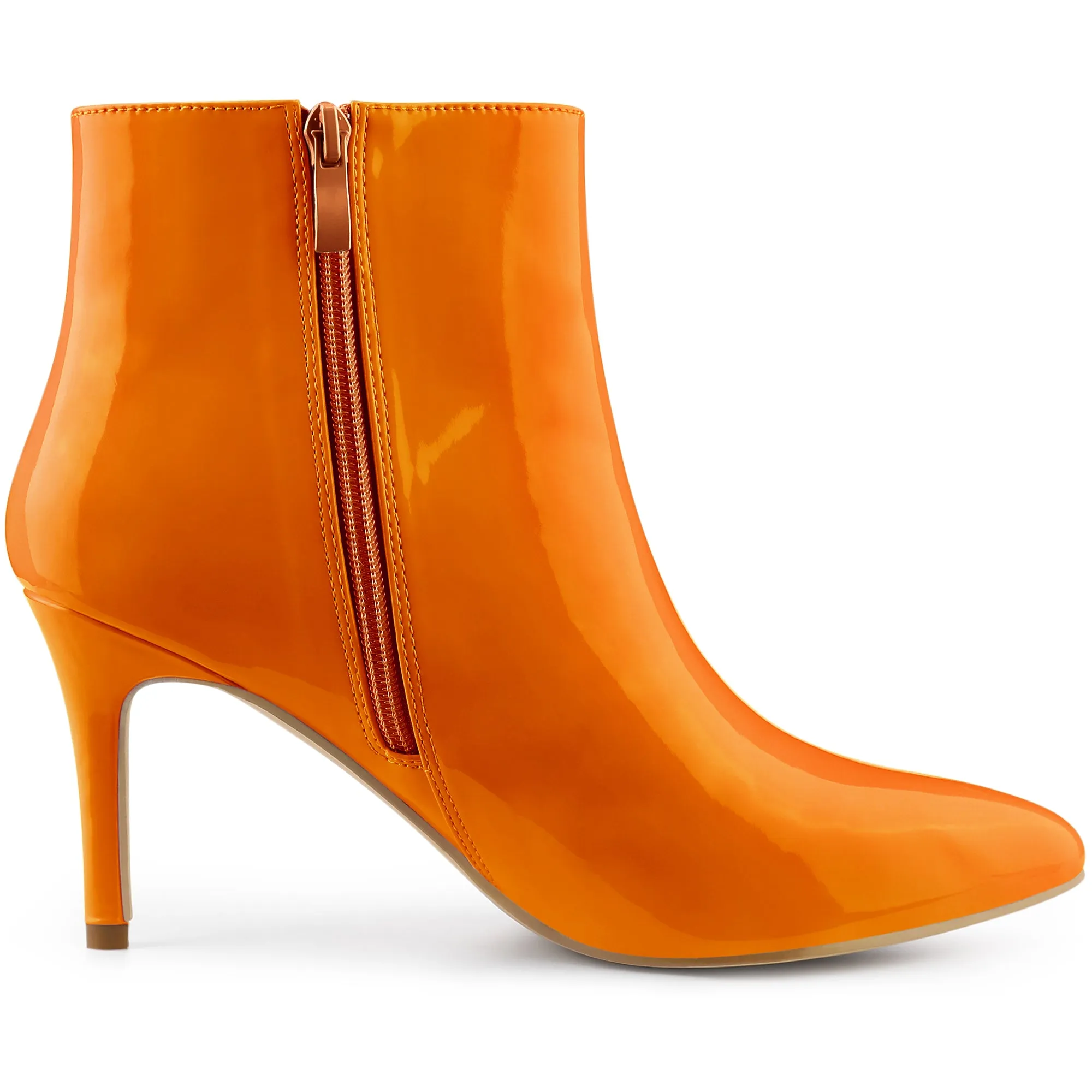 Pointed Toe Stiletto Heel Ankle Heel Boots