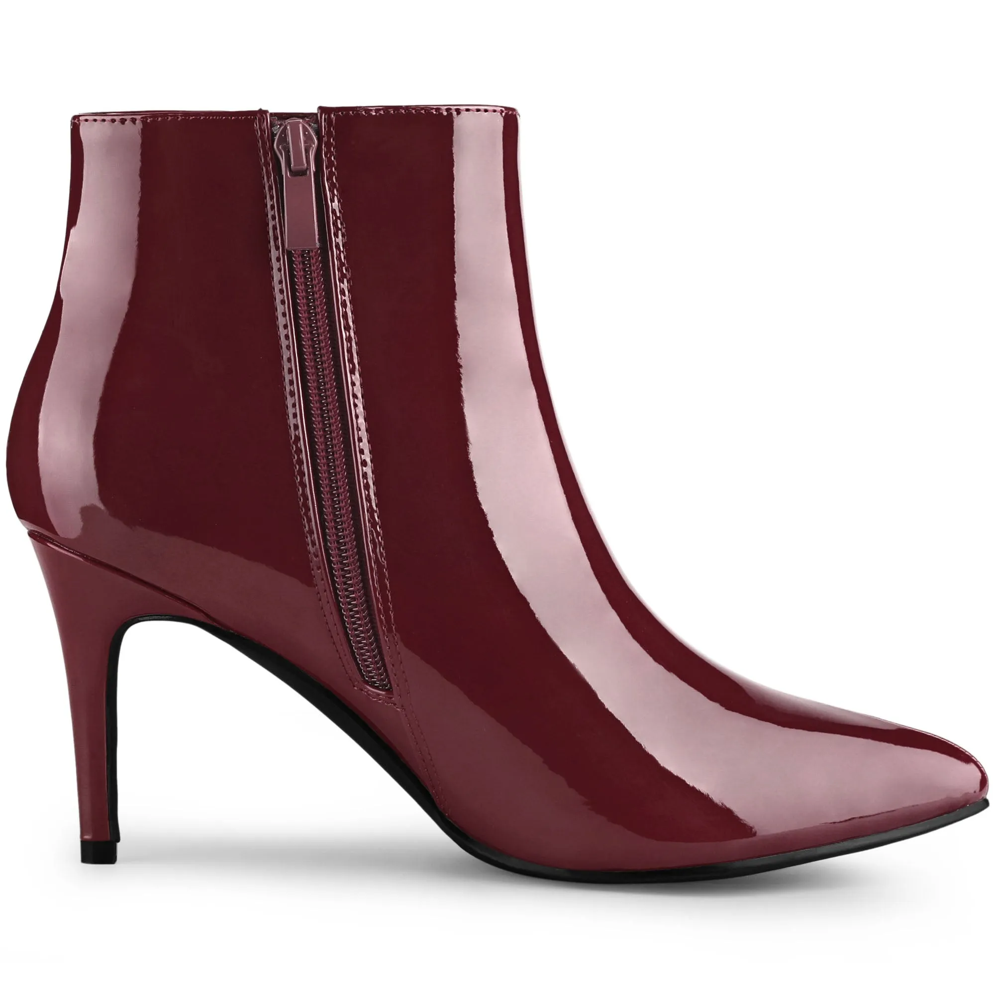 Pointed Toe Stiletto Heel Ankle Heel Boots