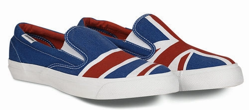 runway look Everyday Flats Converse all star United States and Britain's flag canvas shoes