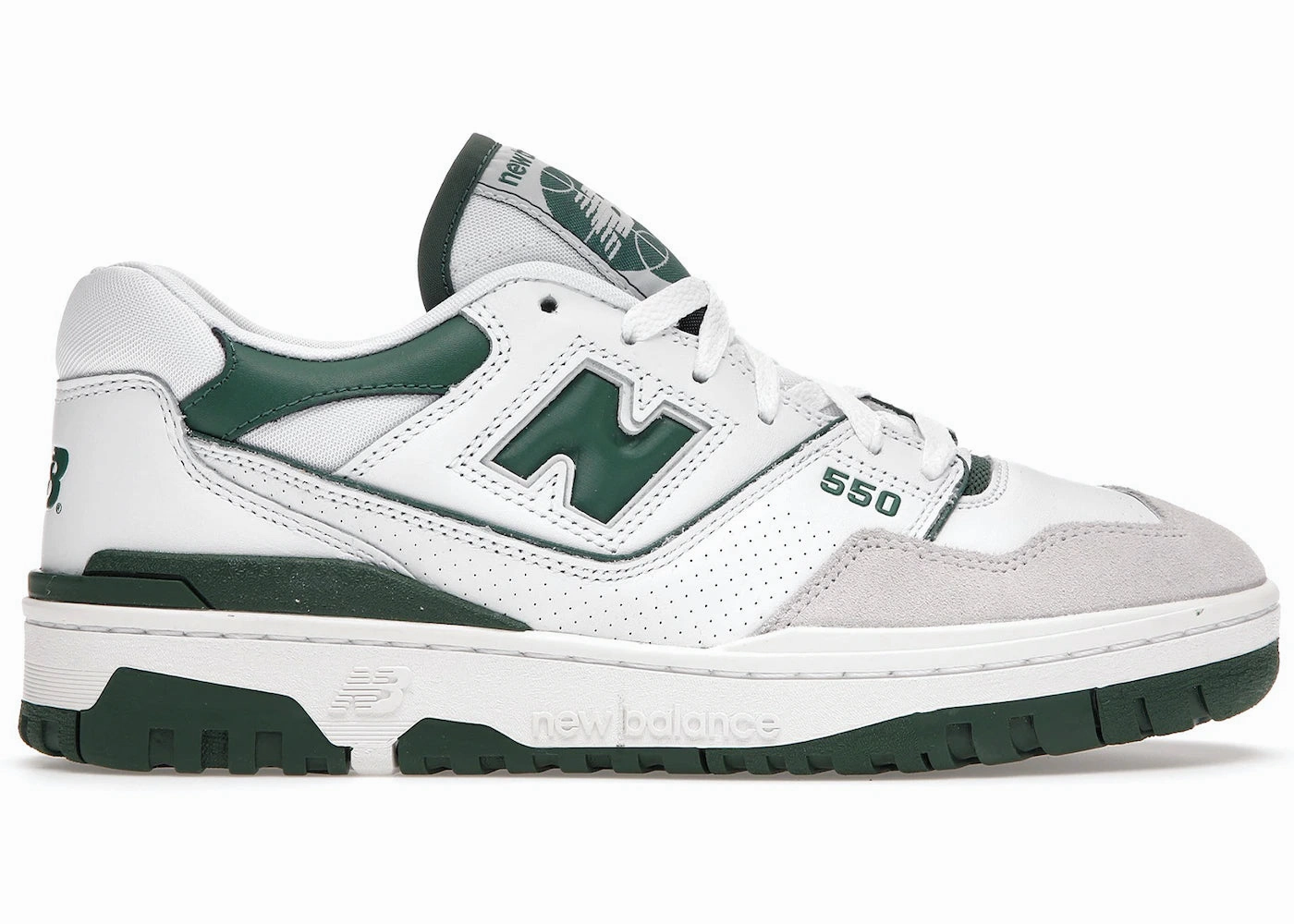 Energy Return Foam Cross City New Balance 550 White Green